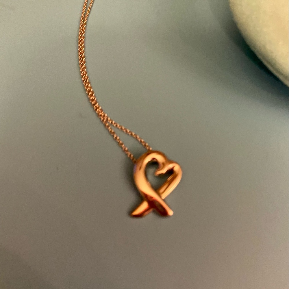 Tiffany & Co Paloma Picasso sterling silver pendant & chain - Picture 2 of 6